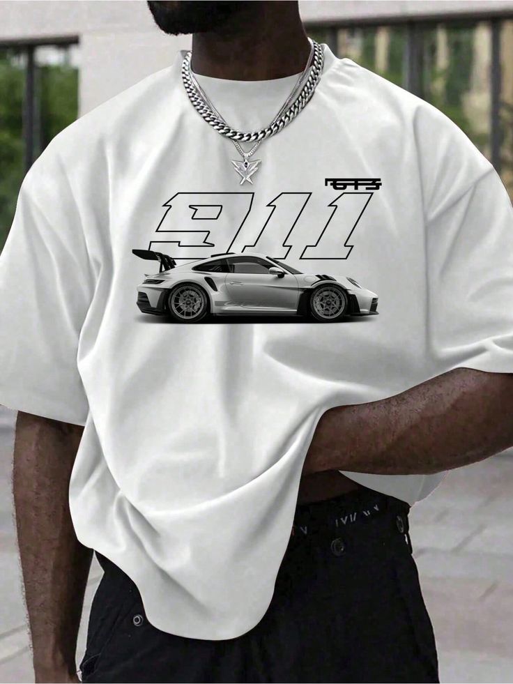 Motorsport Tshirt cotton oversize