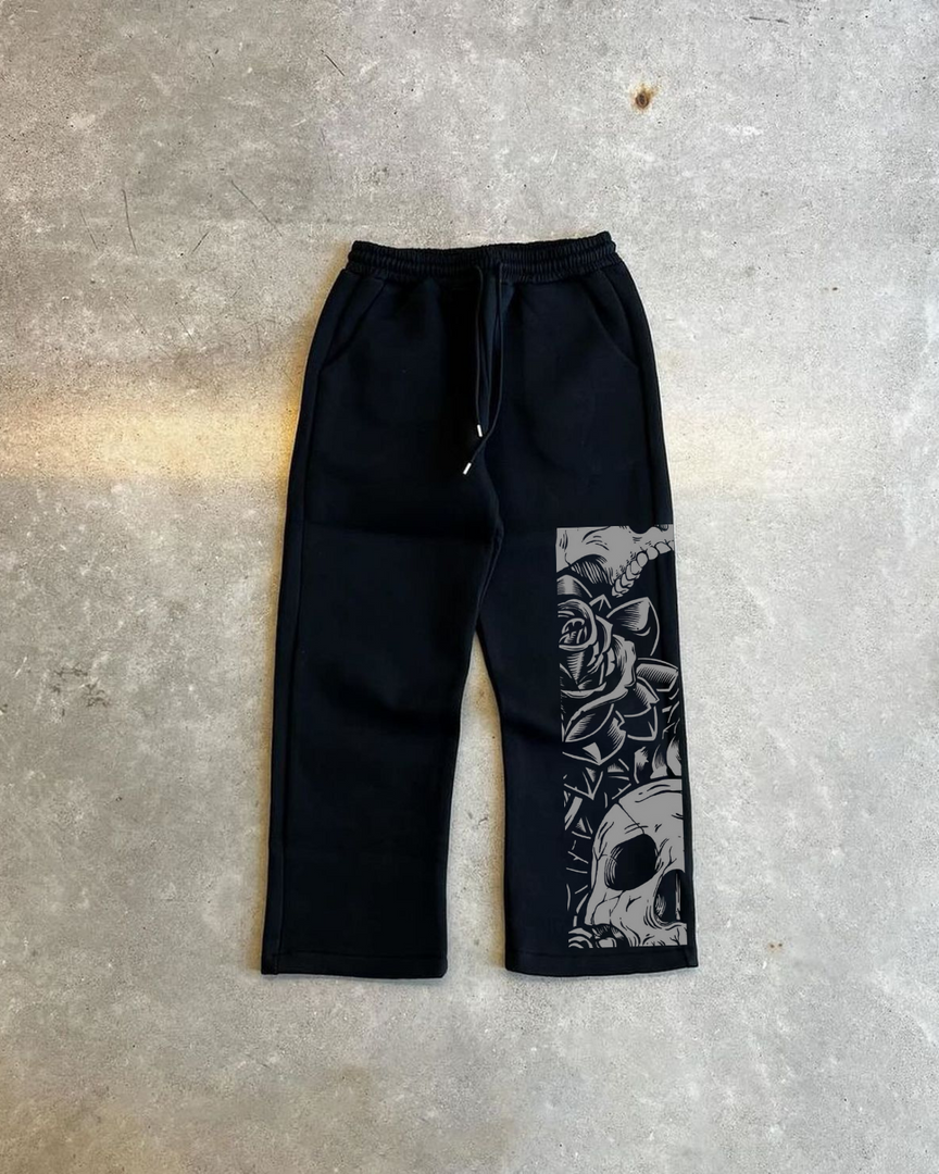 SweatPants Wide Leg Cotton
