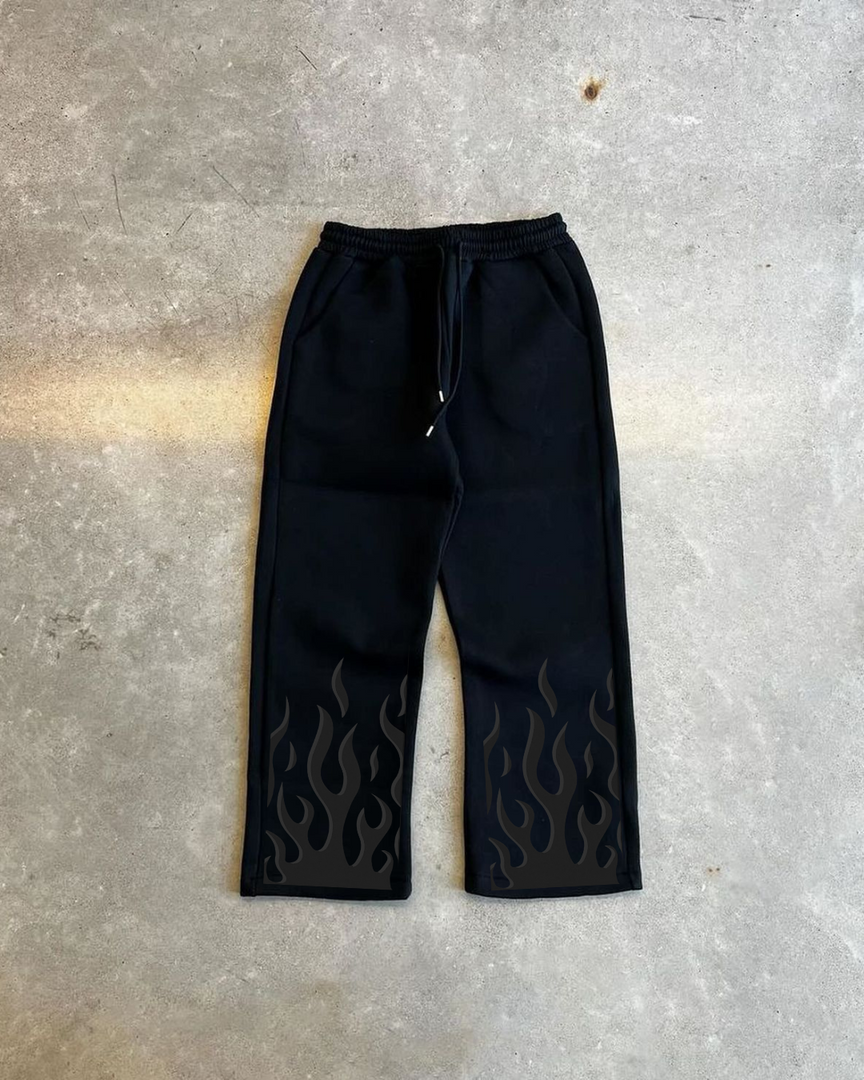 SweatPants Wide Leg Cotton