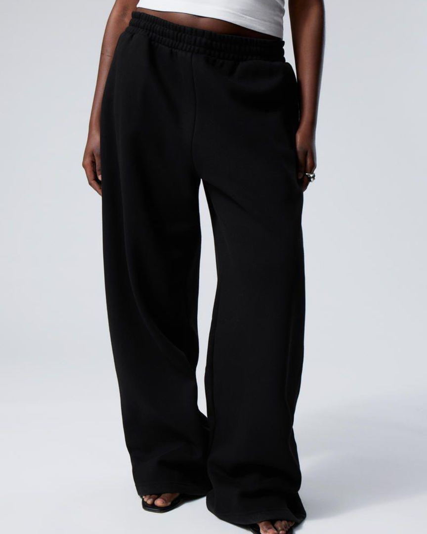 Women sweatpants cotton wide leg