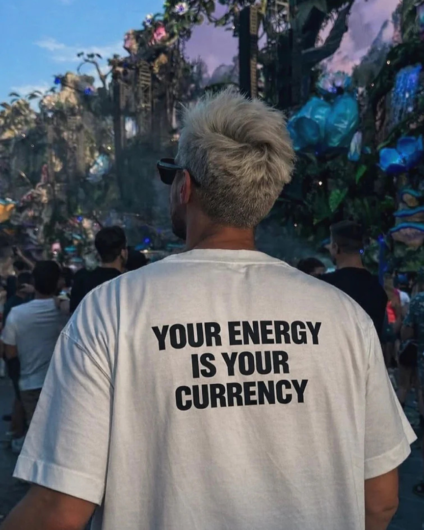 Currency Tshirt Cotton Oversize