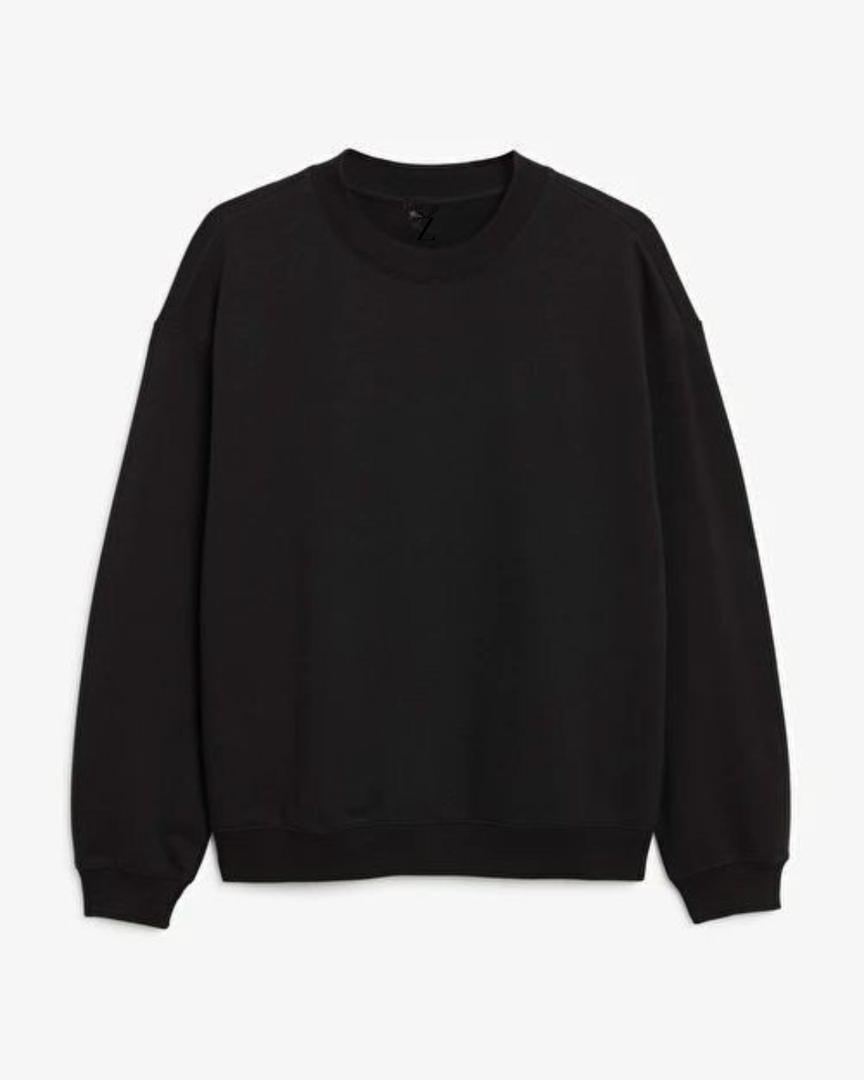 Crazy Girlfriend Oversized Black Sweatshirt – ZCLOTHING