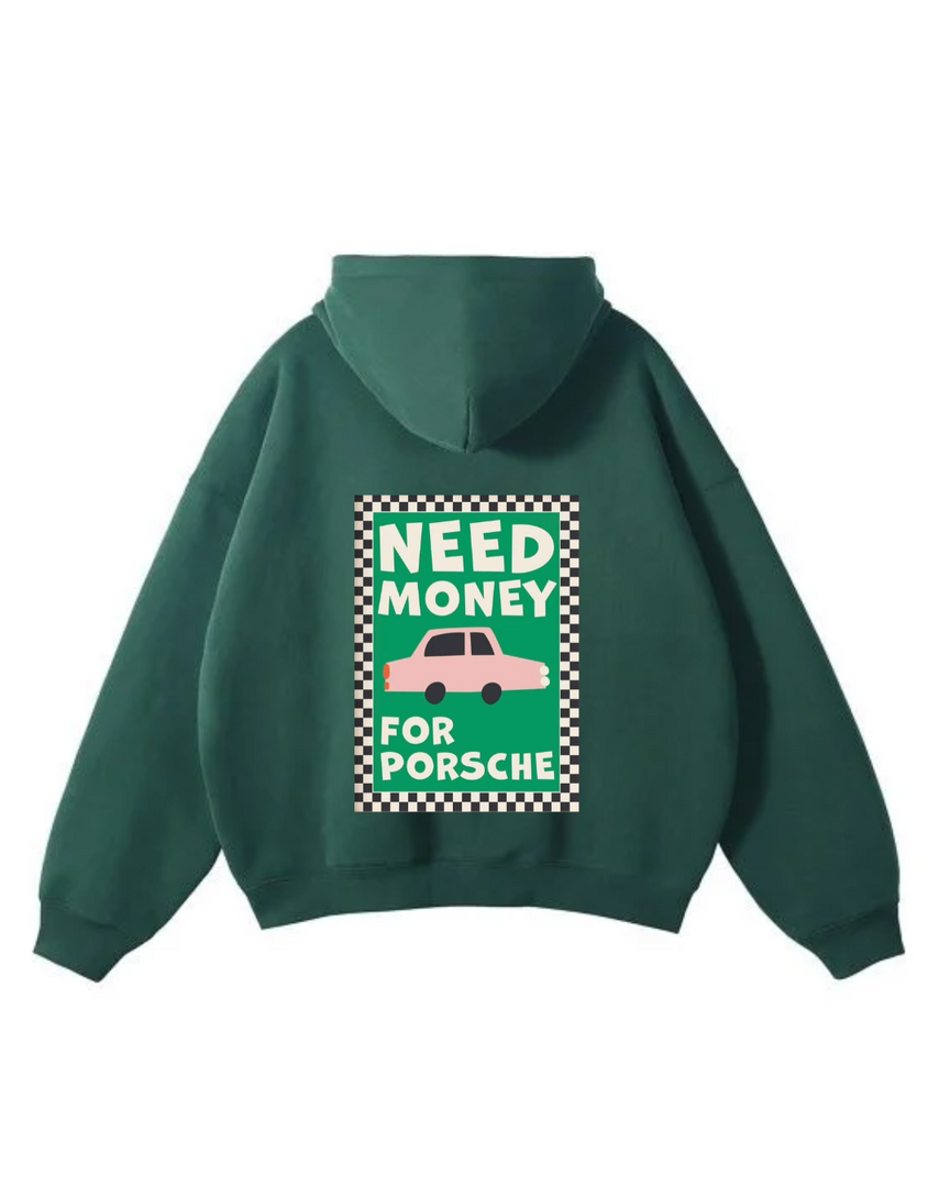 Oversized Hoodie – Dark Green | ZCLOTHING