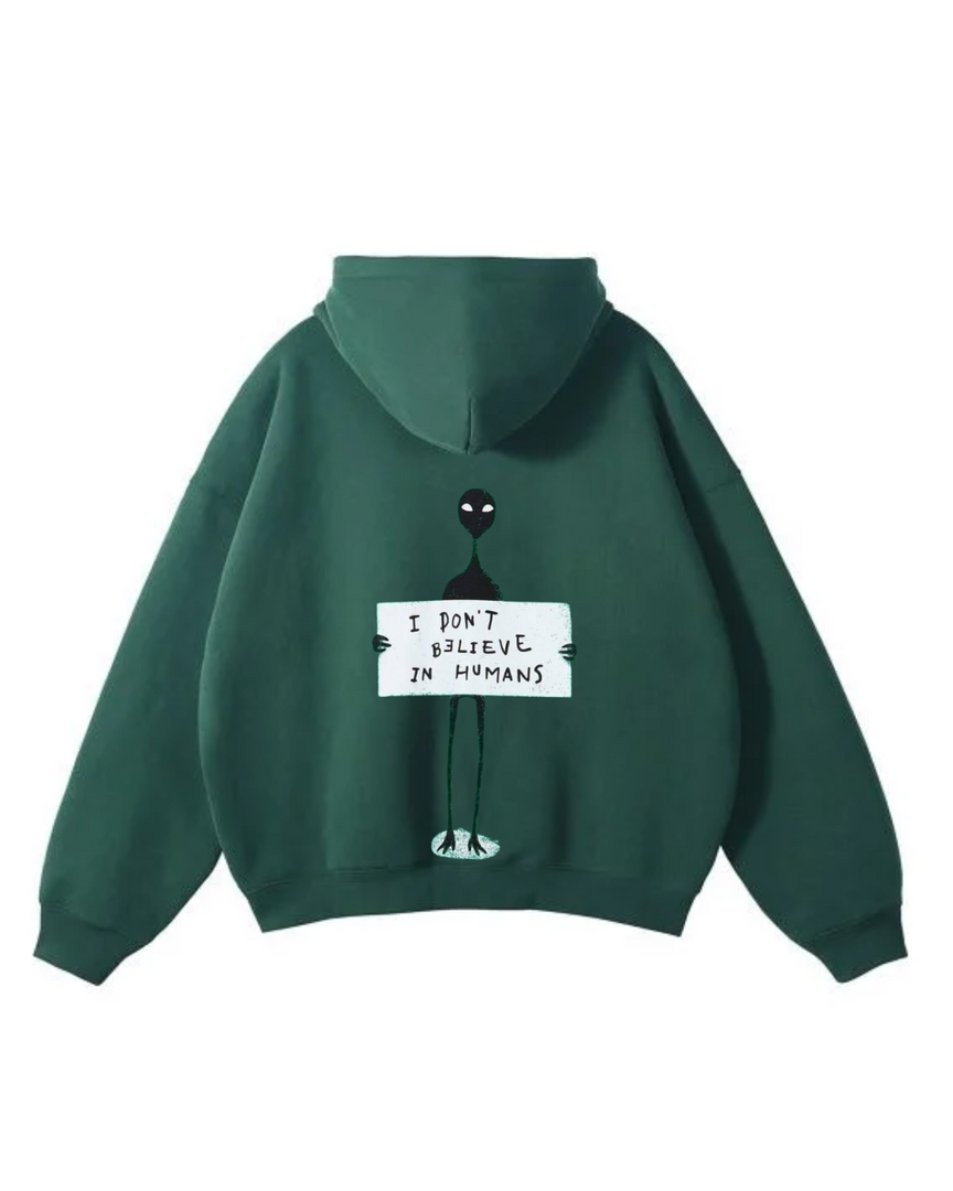 Oversized Hoodie – Dark Green | ZCLOTHING