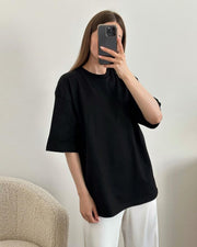 Basic Oversize Tshirt Women Cotton 