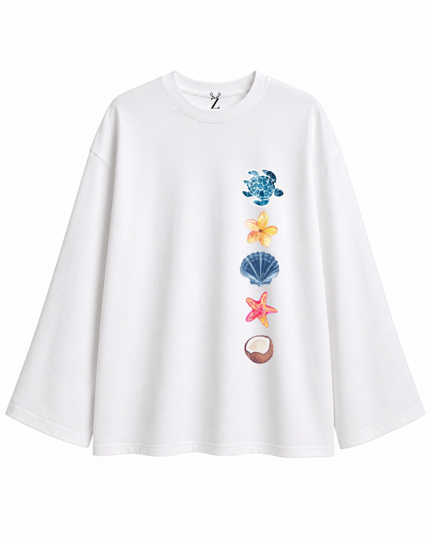 Long sleeve Tshirt Women Oversized