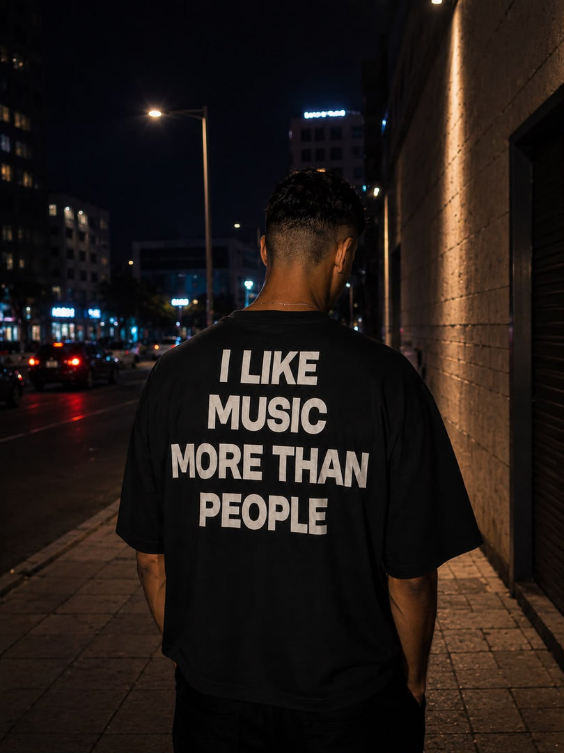 Music Tshirt oversized