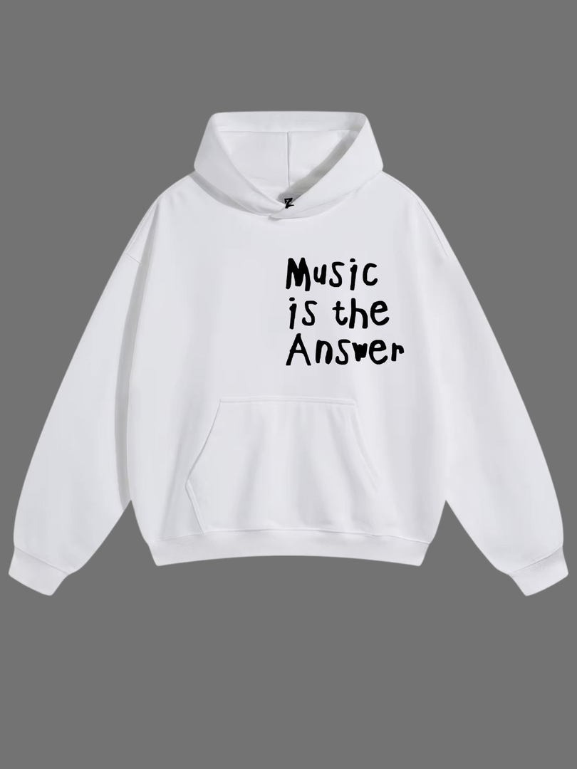 Music Hoodie Cotton