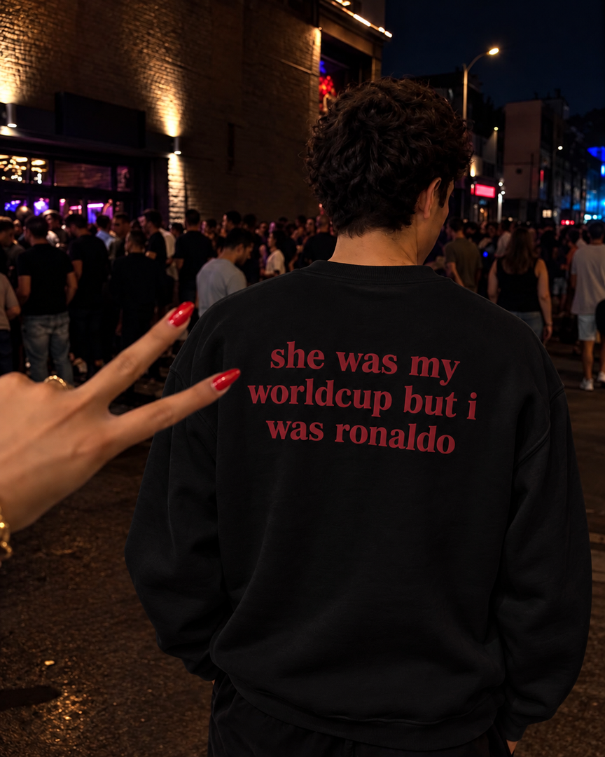 She Was My World Cup But  Ronaldo Oversized