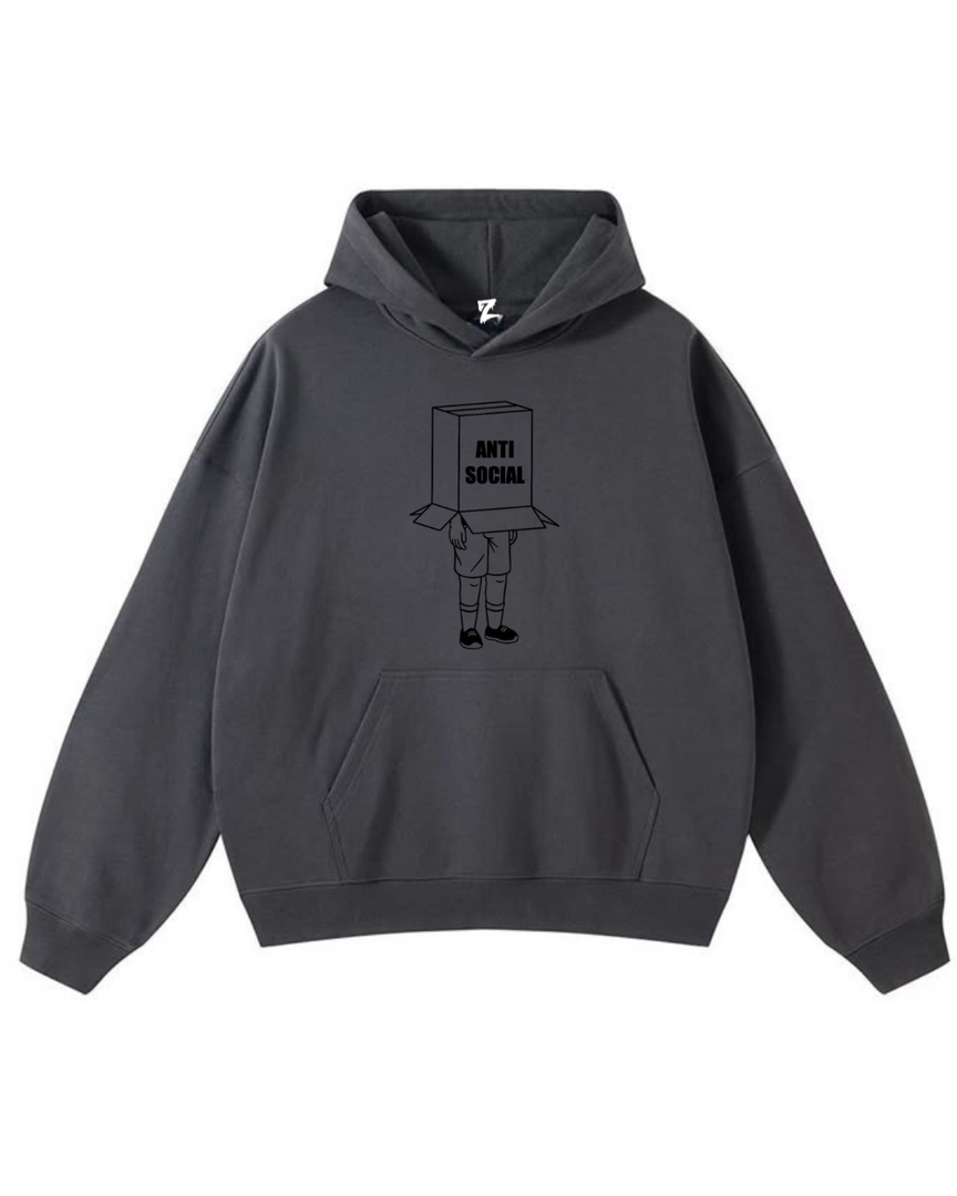 Oversize Hoodie Unisex Cotton