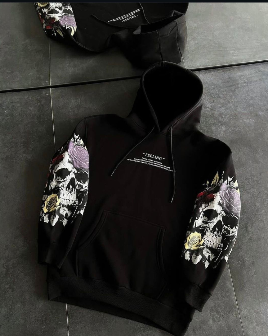 Oversize Hooide Cotton z