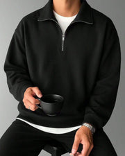 Quarter Zipper Cotton