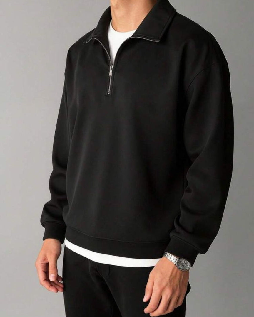 Quarter Zipper Cotton