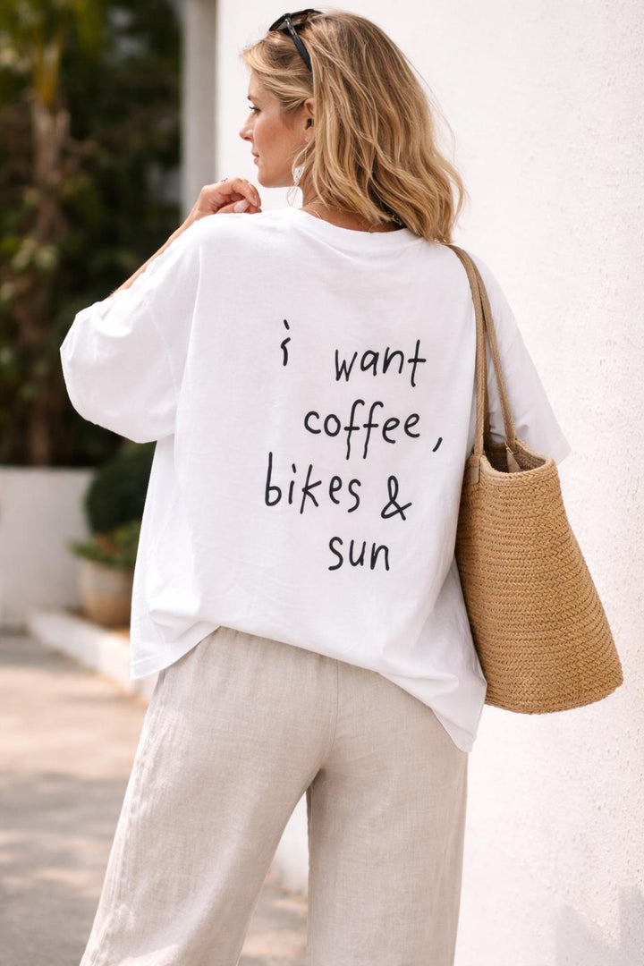 Oversize tshirt Coffe