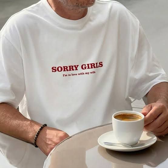 sorry girl tshirt oversize